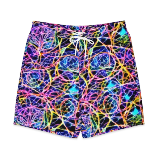 Laser Lace on a Men's Board Shorts