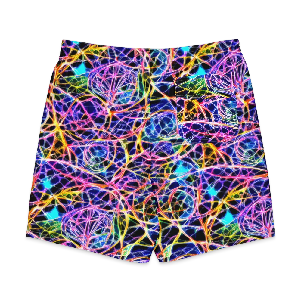 Laser Lace on Men's Board Shorts — Back