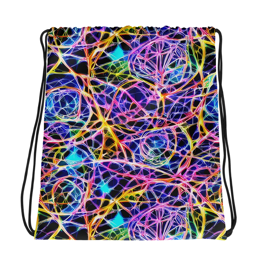 Laser Lace on Drawstring Bag — Photo