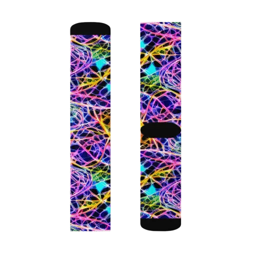 Laser Lace on a Socks