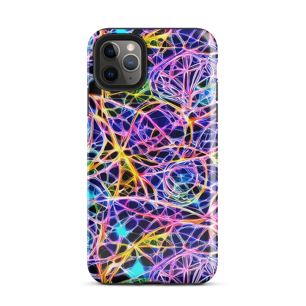Laser Lace on Tough Case for iPhone® — Front