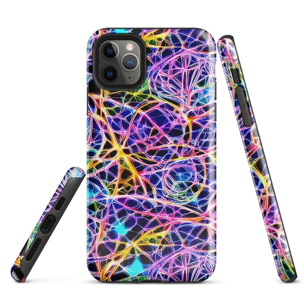 Laser Lace on Tough Case for iPhone® — Front