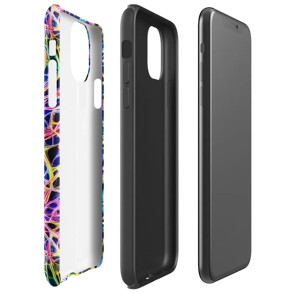 Laser Lace on Tough Case for iPhone® — Right