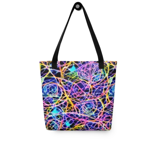 Laser Lace on a Tote Bag