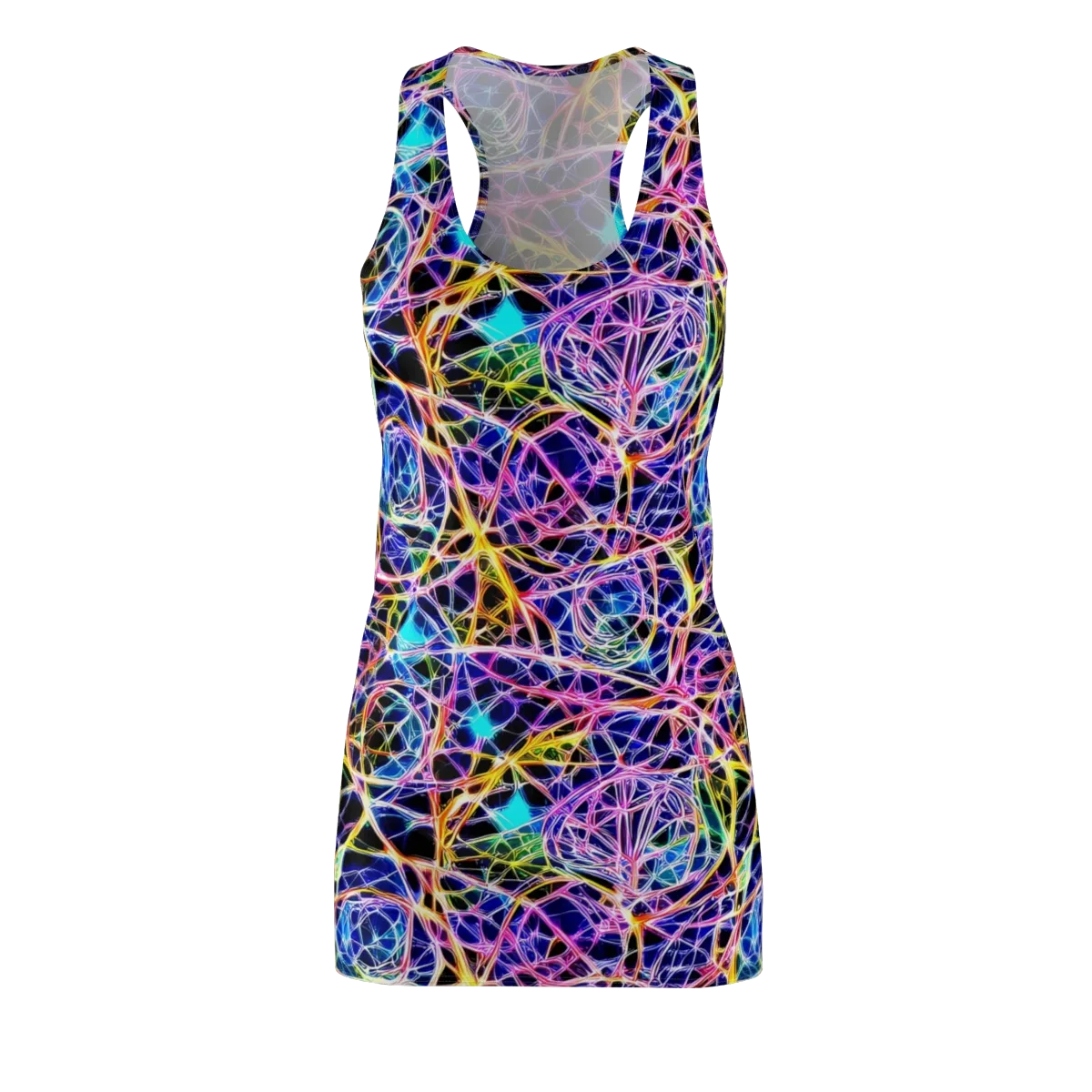 Laser Lace on Racerback Dress — Front
