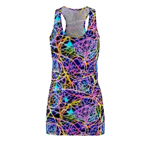 Laser Lace on a Racerback Dress