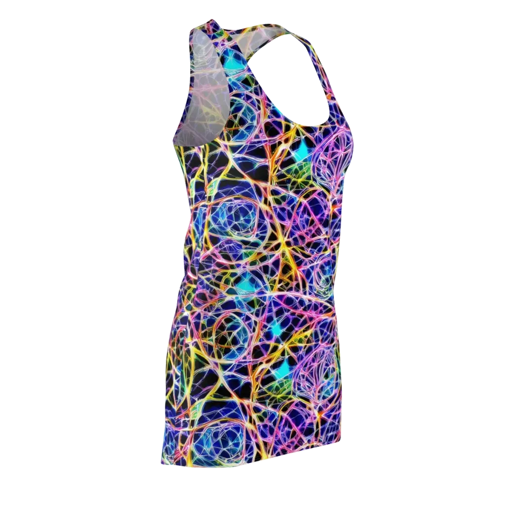 Laser Lace on Racerback Dress — Front Side