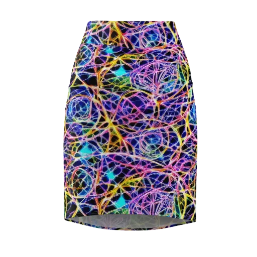 Laser Lace on a Pencil Skirt