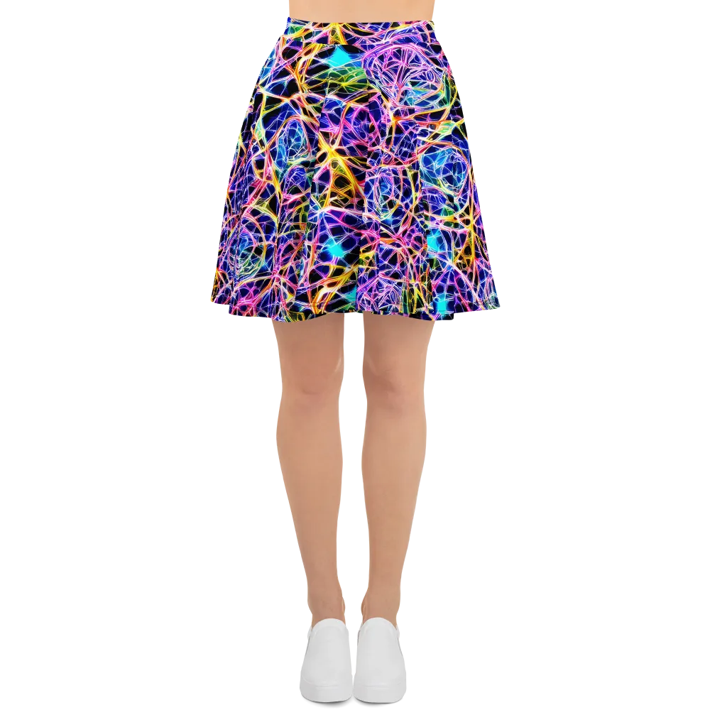Laser Lace on Skater Skirt — Front