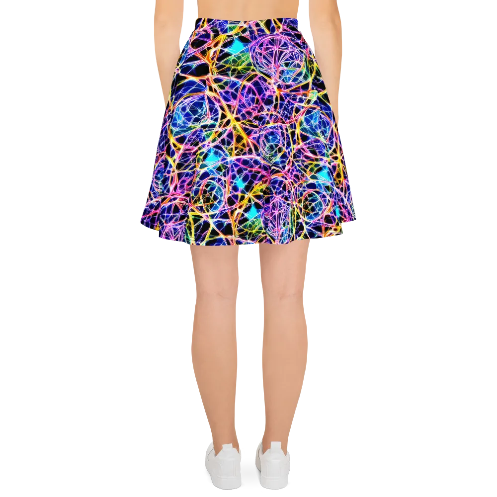 Laser Lace on Skater Skirt — Back