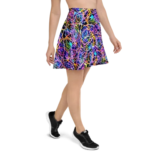 Laser Lace on a Skater Skirt