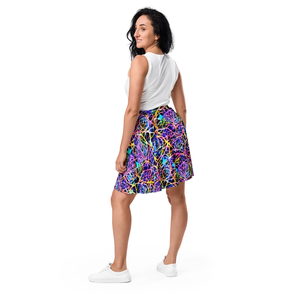 Laser Lace on Skater Skirt — Back