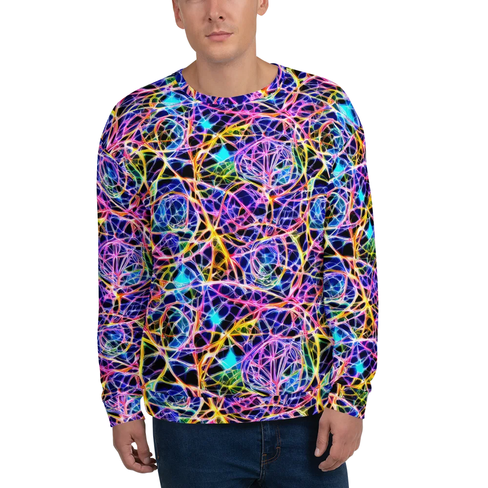 Laser Lace on Sweatshirt — Front