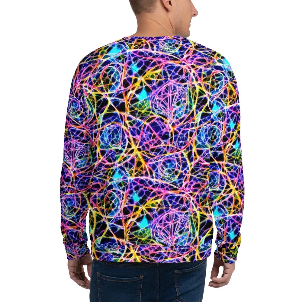 Laser Lace on Sweatshirt — Back