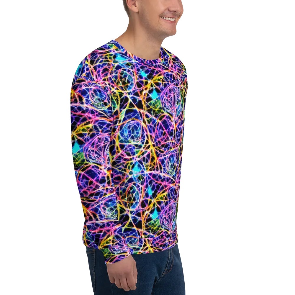 Laser Lace on Sweatshirt — Right Front