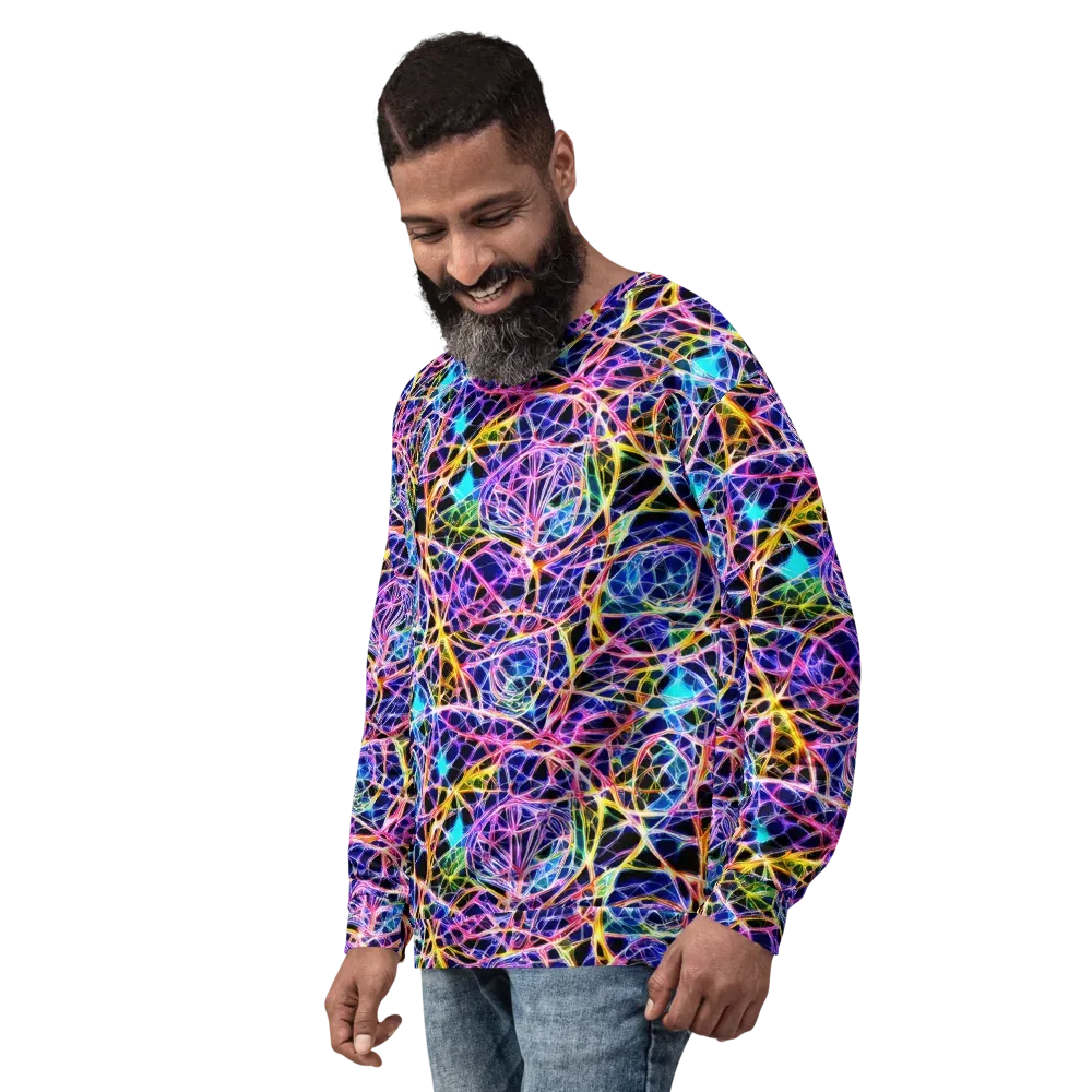 Laser Lace on Sweatshirt — Left Front