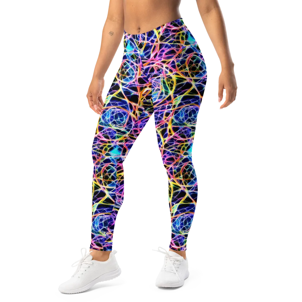Laser Lace on Leggings — Left Front