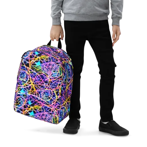 Laser Lace on a Minimalist Backpack