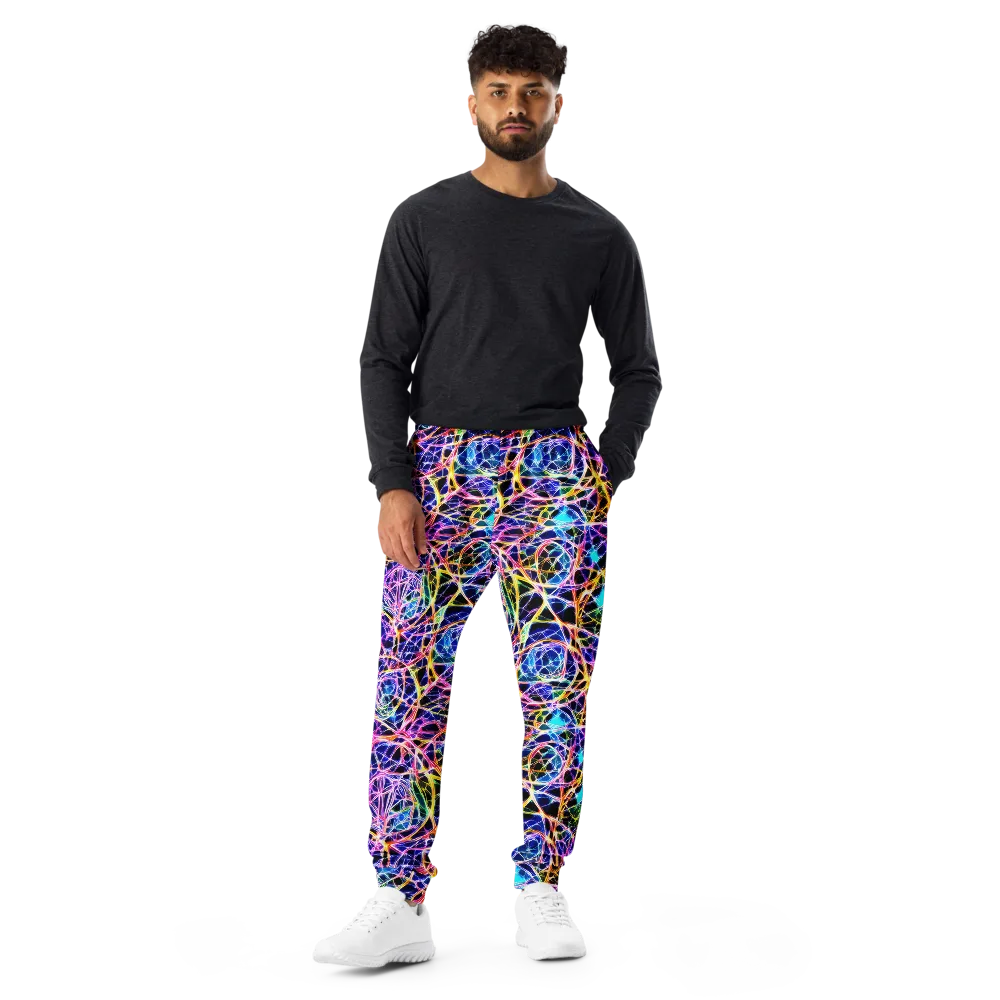 Laser Lace on Men's Joggers — Front
