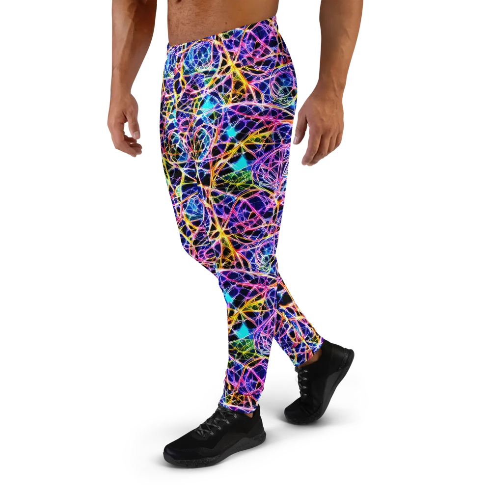 Laser Lace on Men's Joggers — Left