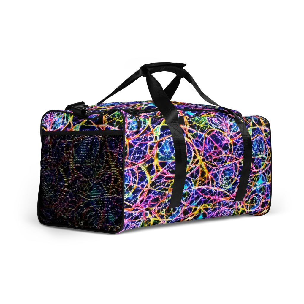 Laser Lace on Duffle Bag — Right Front