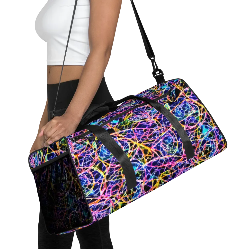 Laser Lace on Duffle Bag — Front