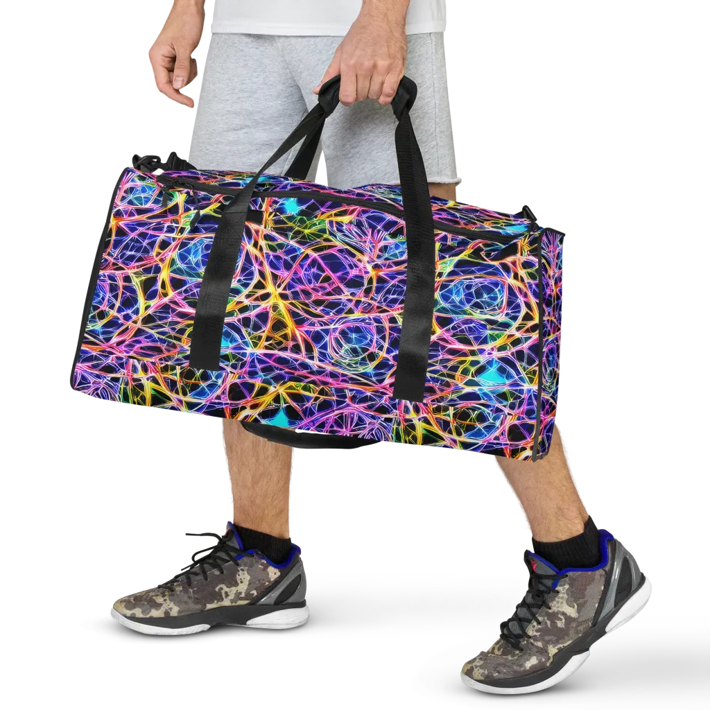 Laser Lace on Duffle Bag — Front