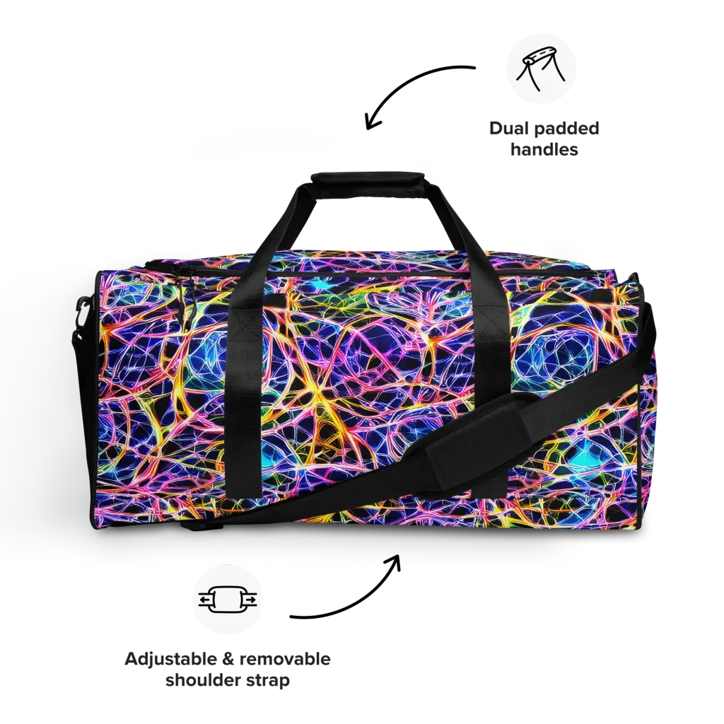 Laser Lace on Duffle Bag — Front