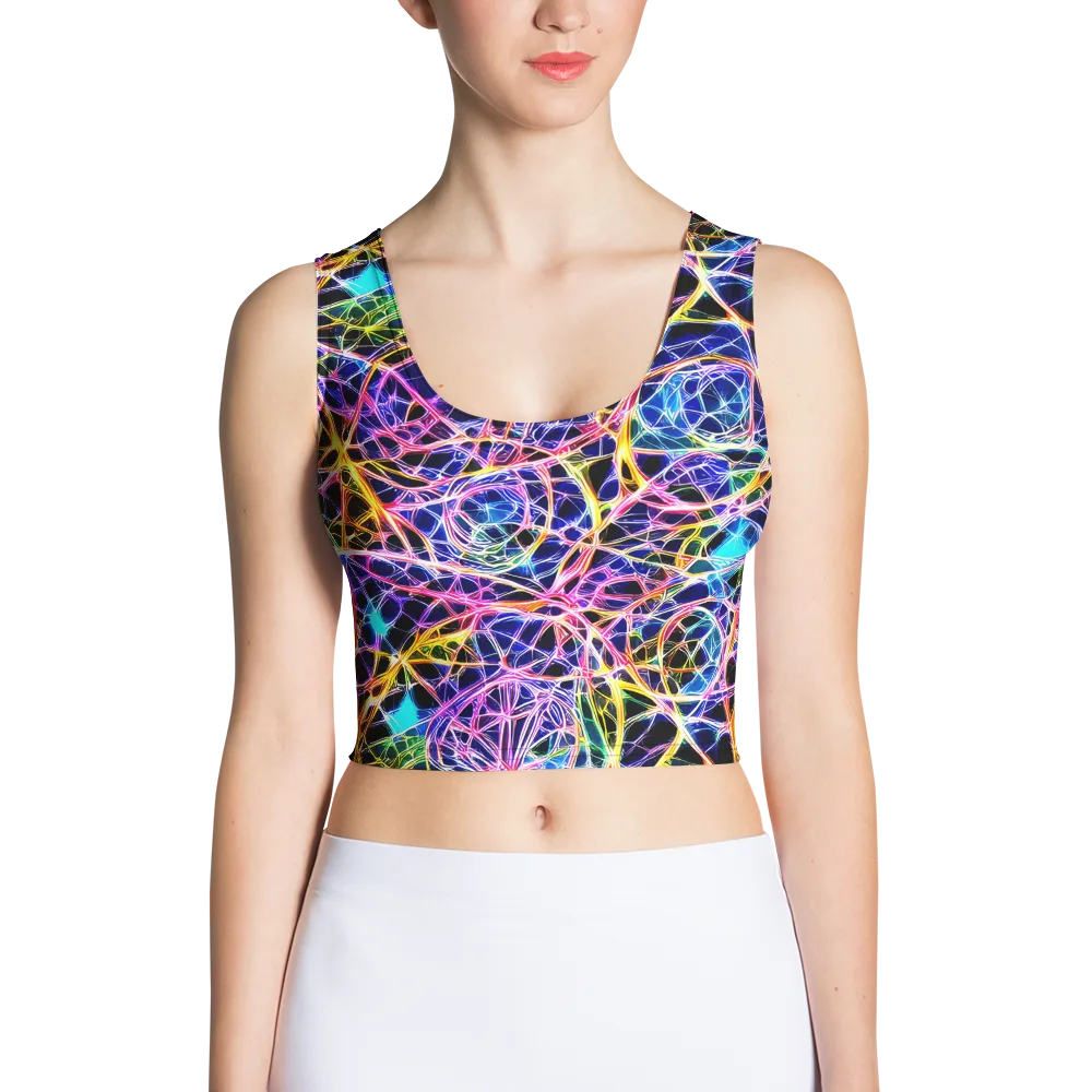 Laser Lace on Crop Top — Front