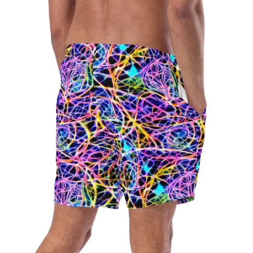 Laser Lace on a Swim Trunks
