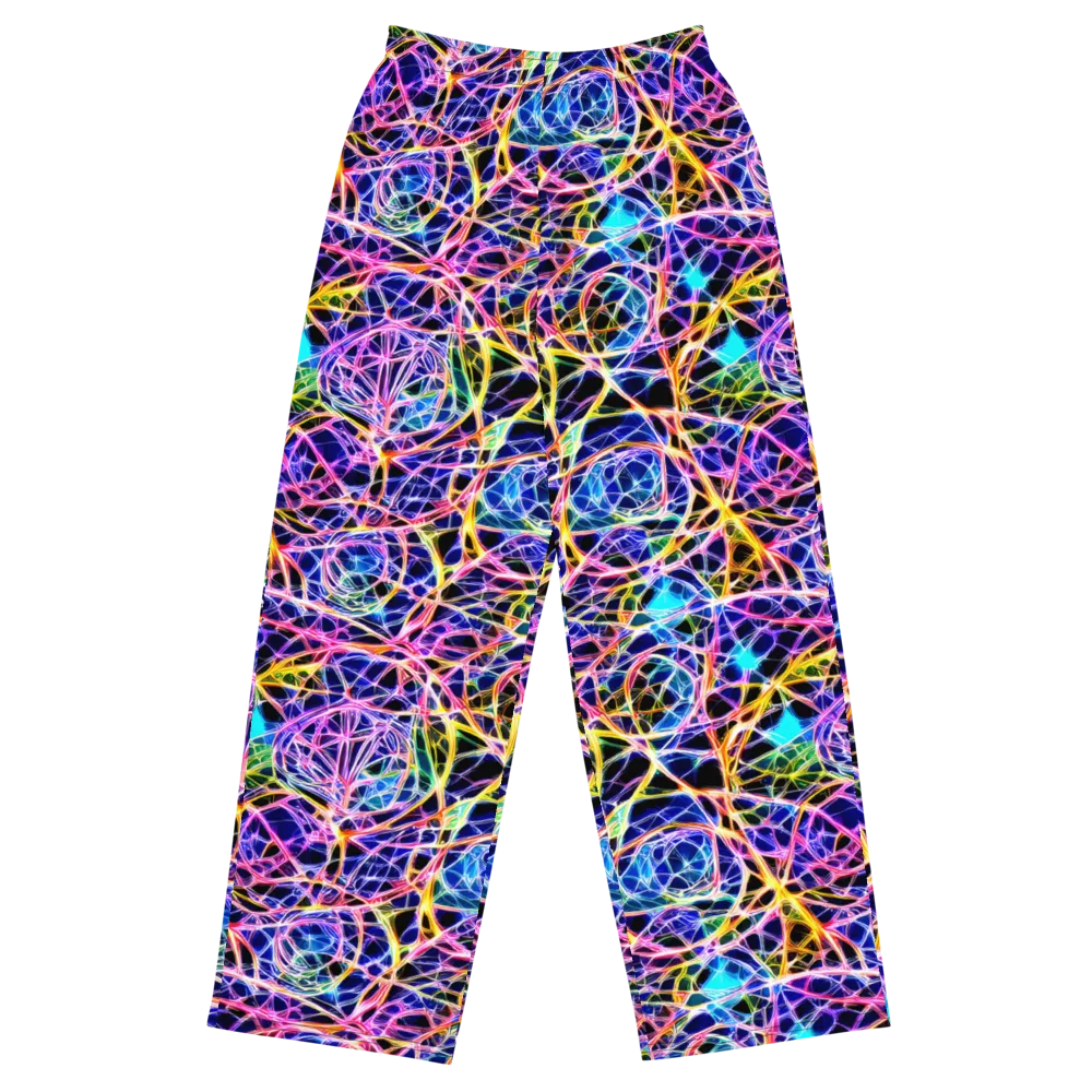 Laser Lace on Wide-Leg Pants — Front