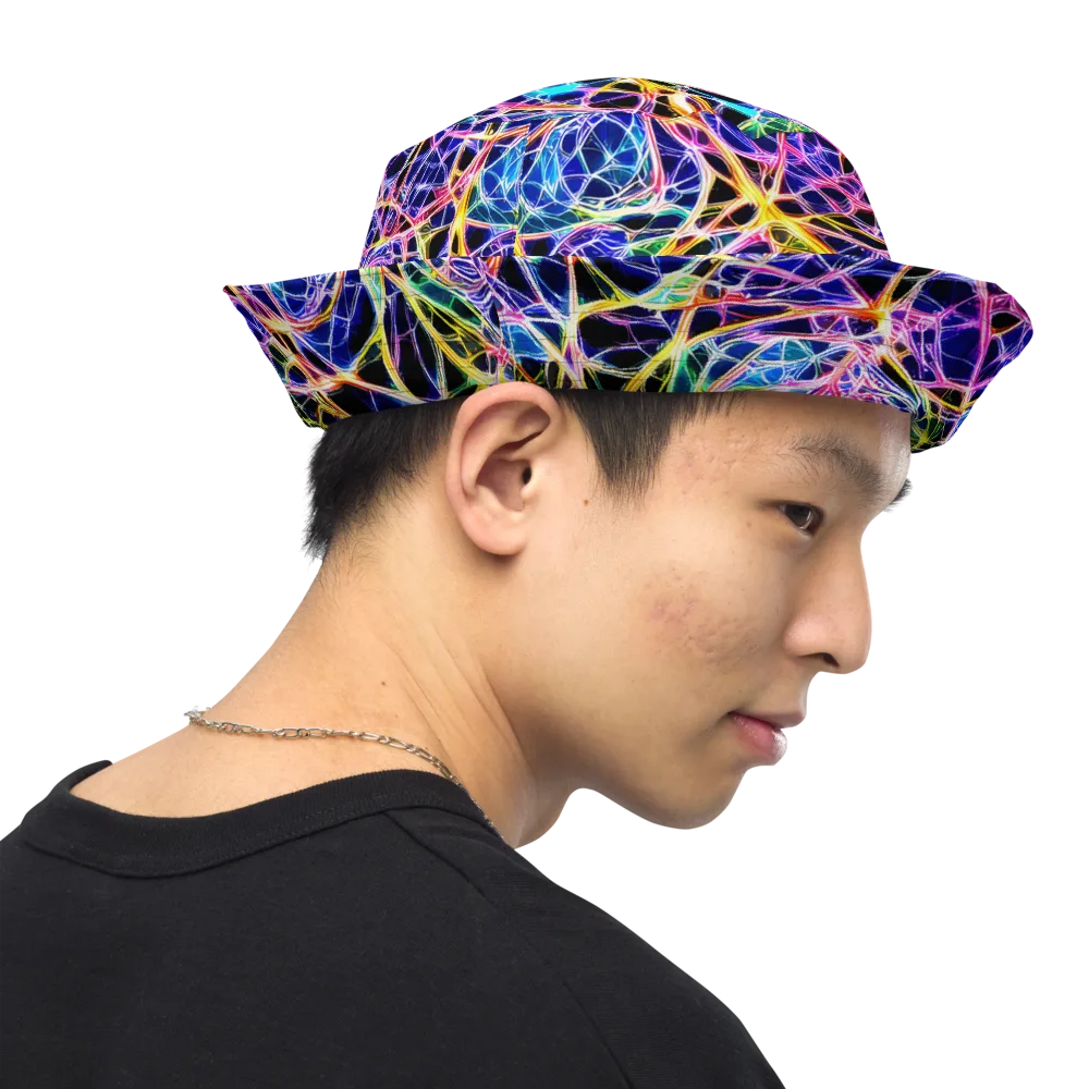 Laser Lace on Reversible Bucket Hat — Right Outside