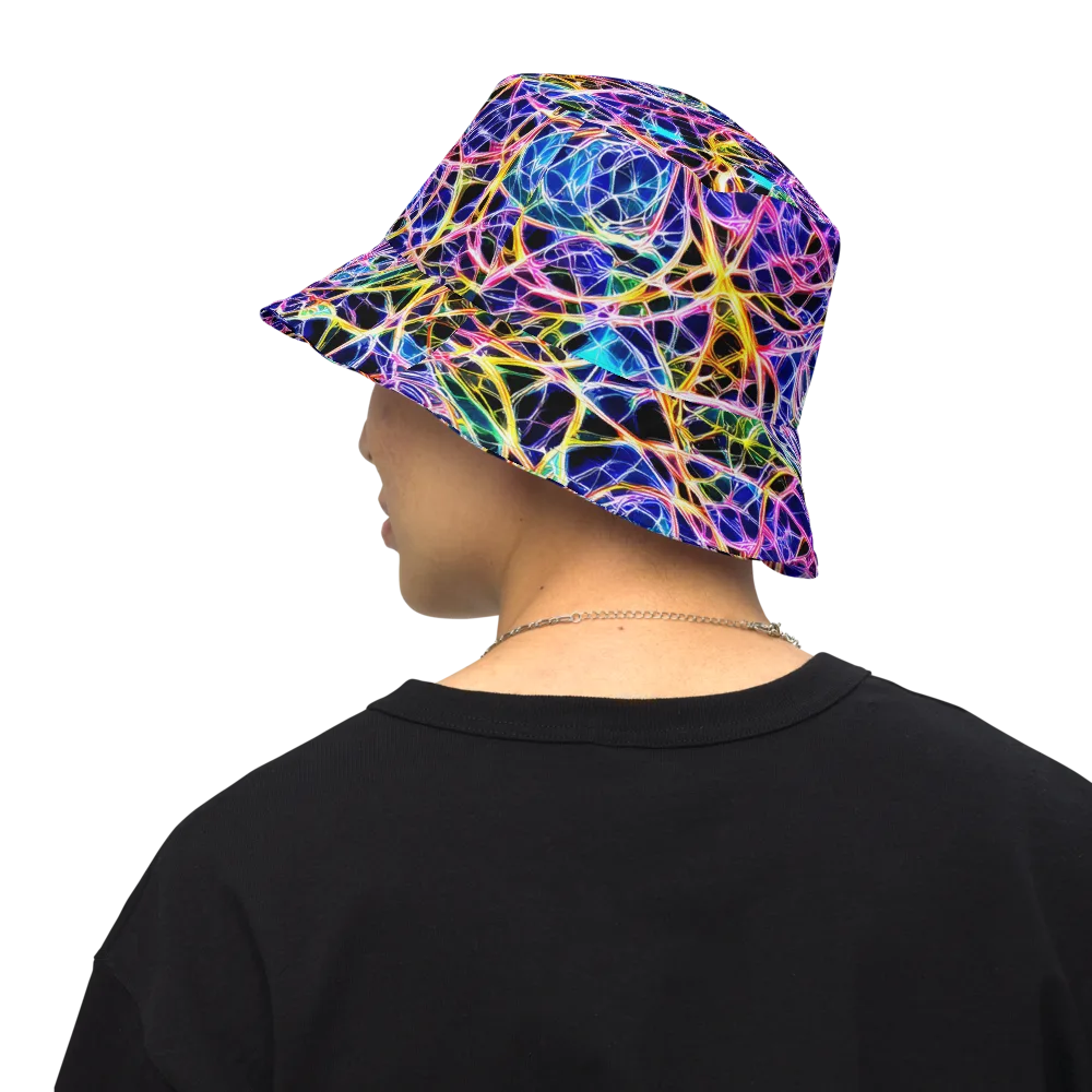Laser Lace on Reversible Bucket Hat — Back Inside