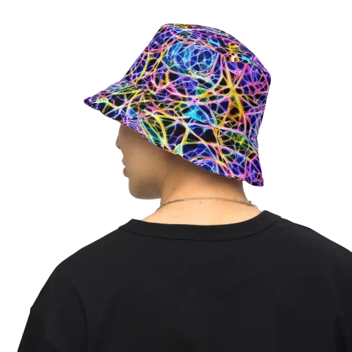 Laser Lace on a Reversible Bucket Hat