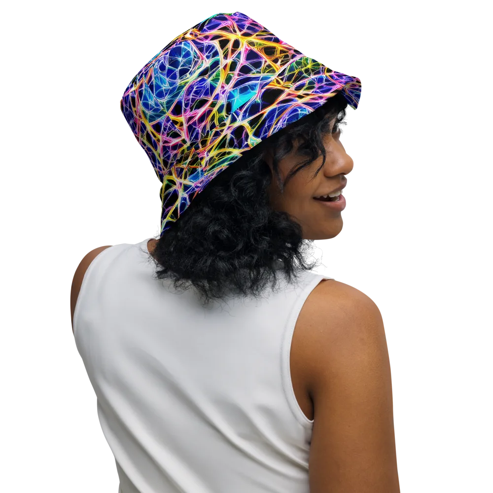 Laser Lace on Reversible Bucket Hat — Right Outside
