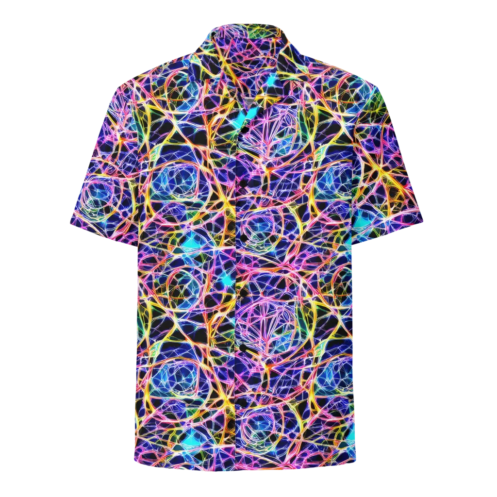 Laser Lace on Button Shirt — Front