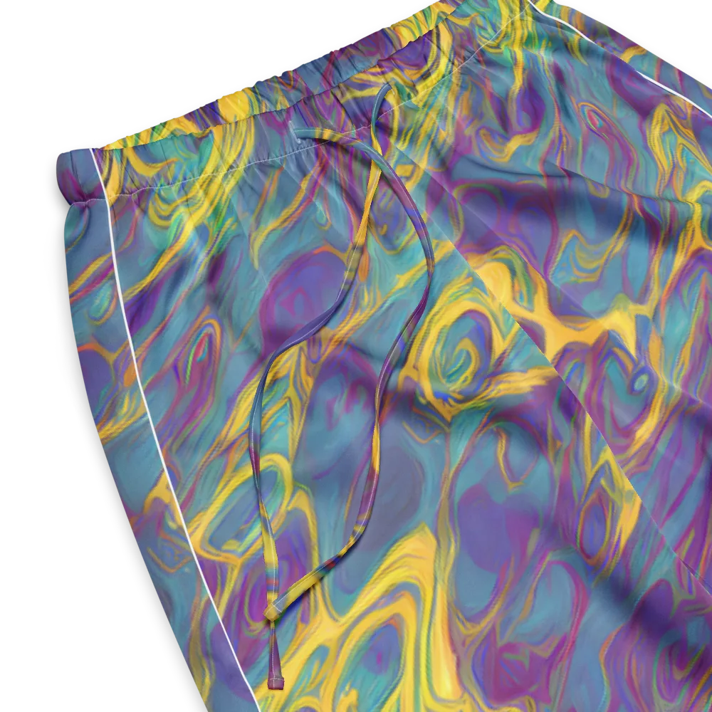 Golden Waveform on Women's Pajama Pants — Product details