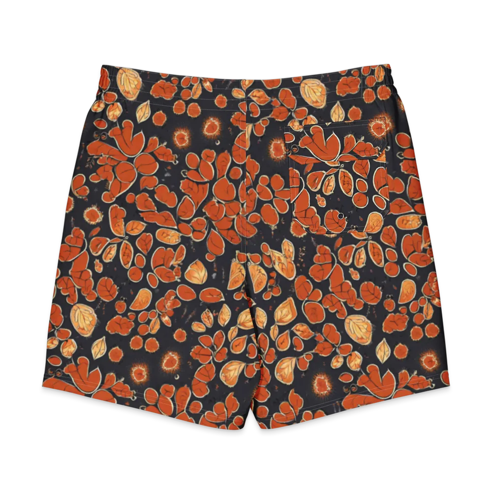 Ember Herbarium on Men's Board Shorts — Back