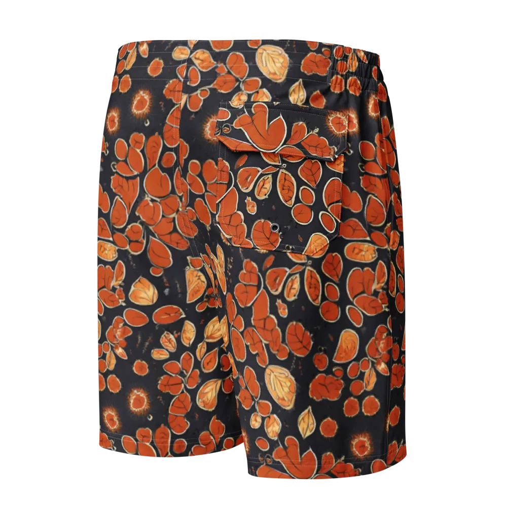 Ember Herbarium on Men's Board Shorts — Back