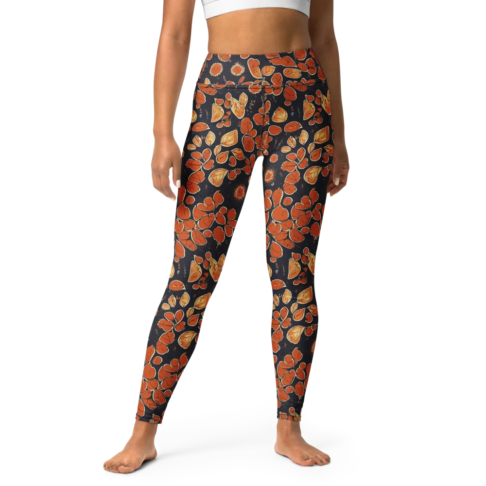 Ember Herbarium on Yoga Leggings — Front