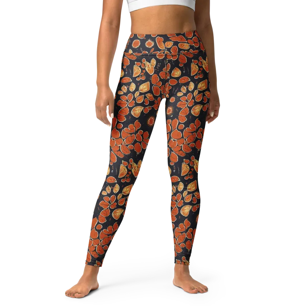 Ember Herbarium on Yoga Leggings — Front