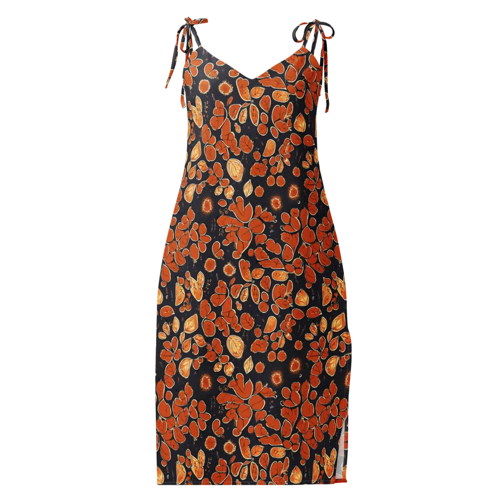 Ember Herbarium on Slip Dress — Front