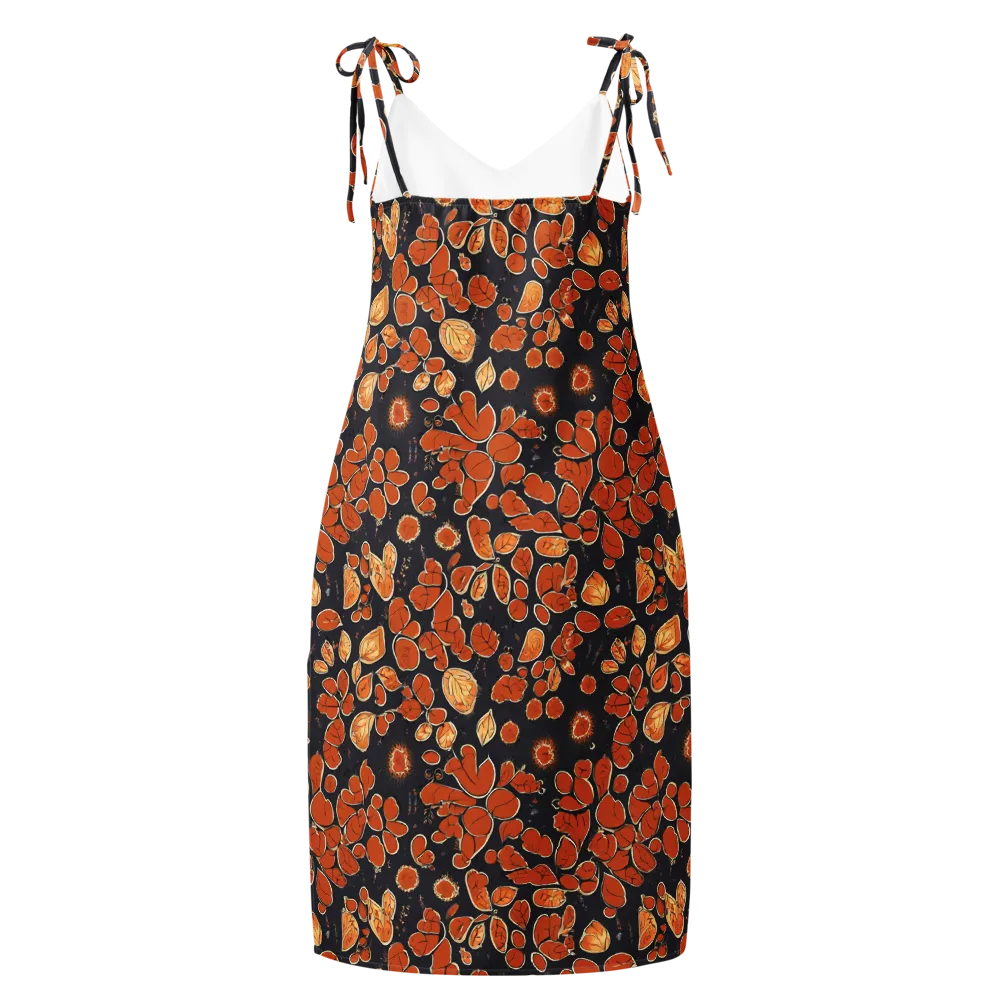 Ember Herbarium on Slip Dress — Back