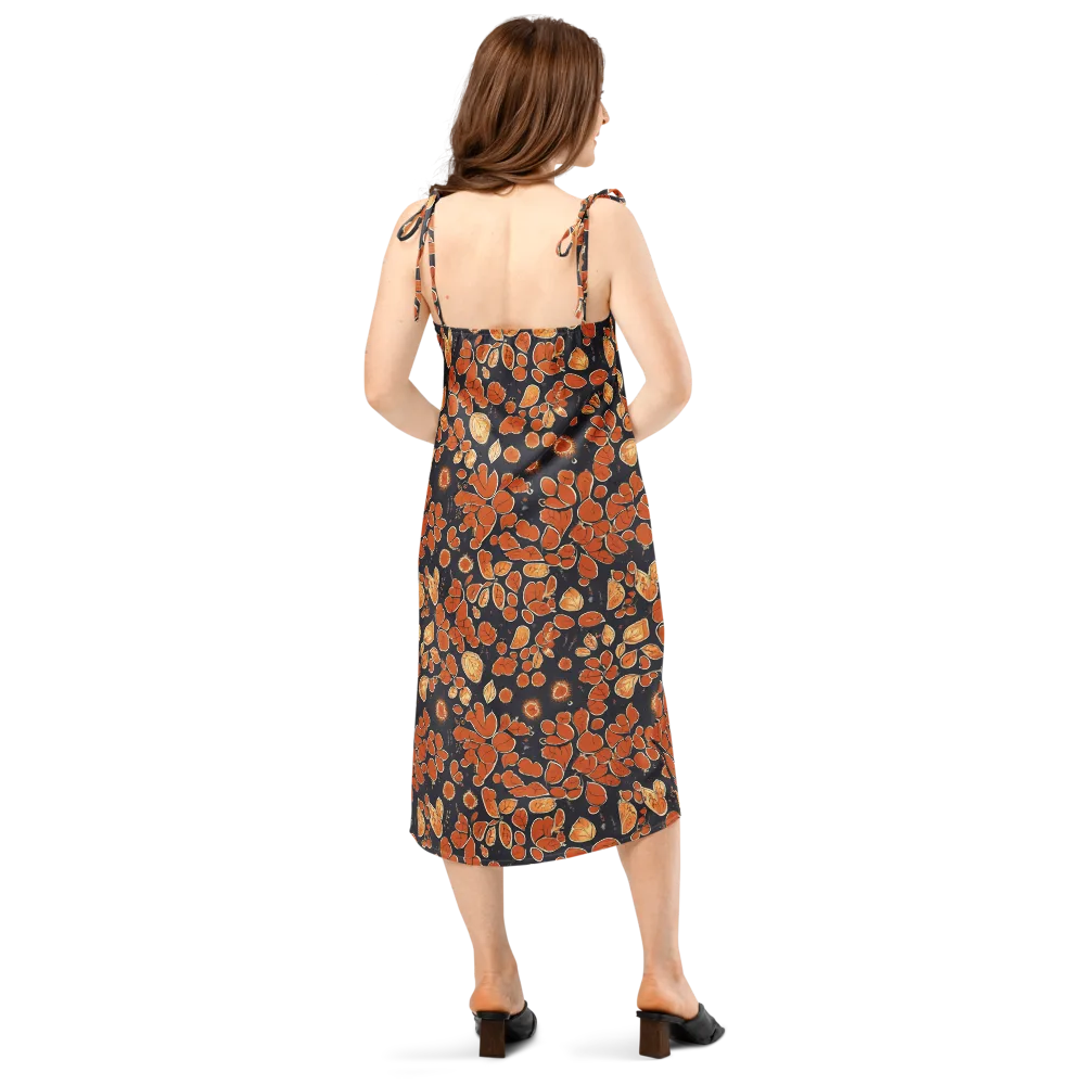 Ember Herbarium on Slip Dress — Back