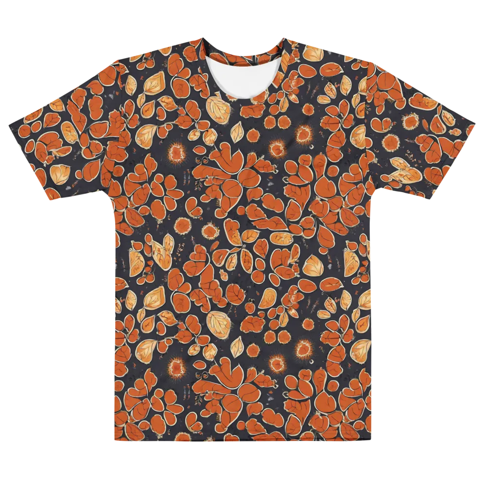 Ember Herbarium on Men's Cotton Crew Neck T-Shirt — Front