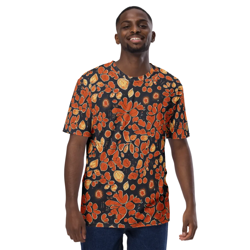 Ember Herbarium on Men's Crew Neck T-Shirt — Front