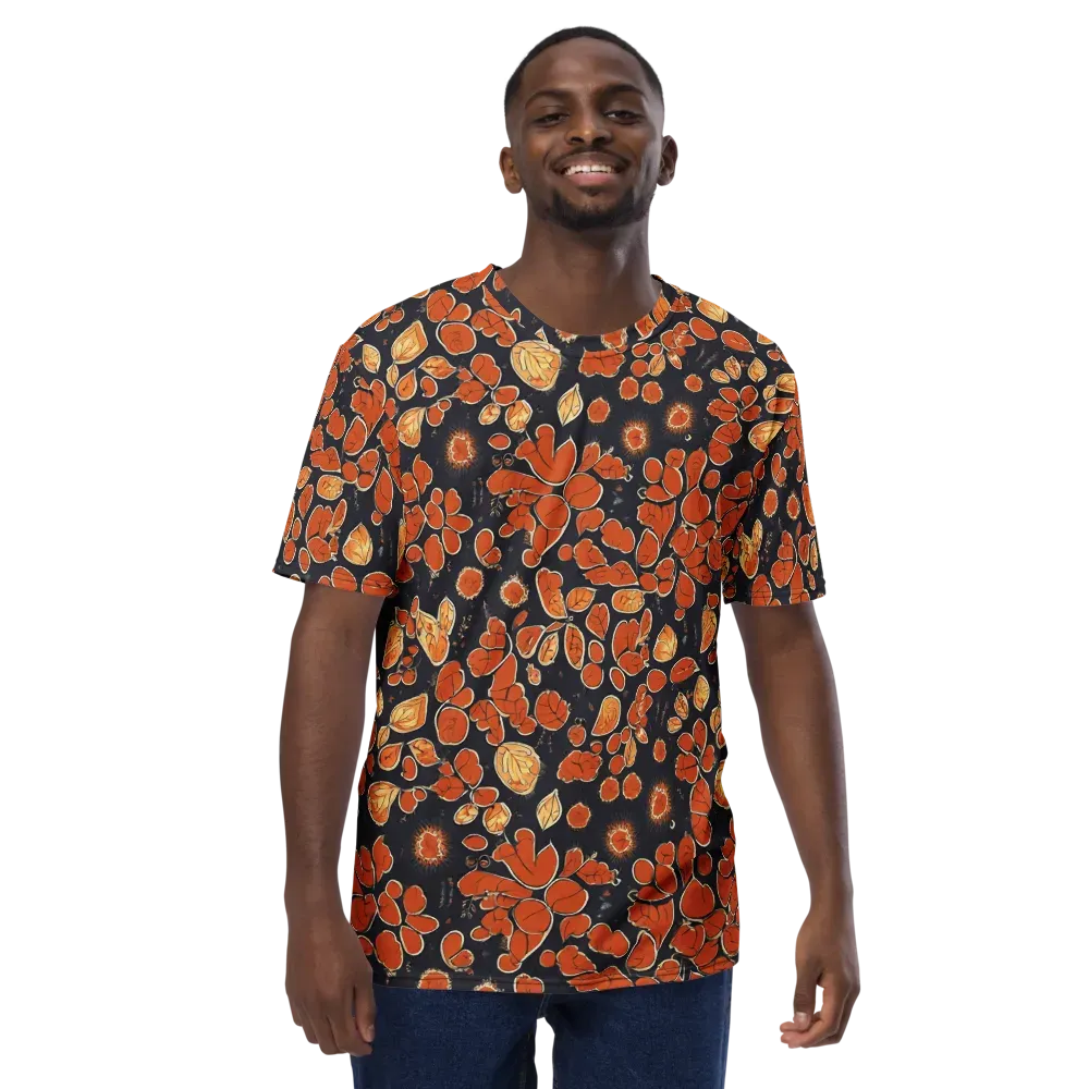 Ember Herbarium on Men's Crew Neck T-Shirt — Front