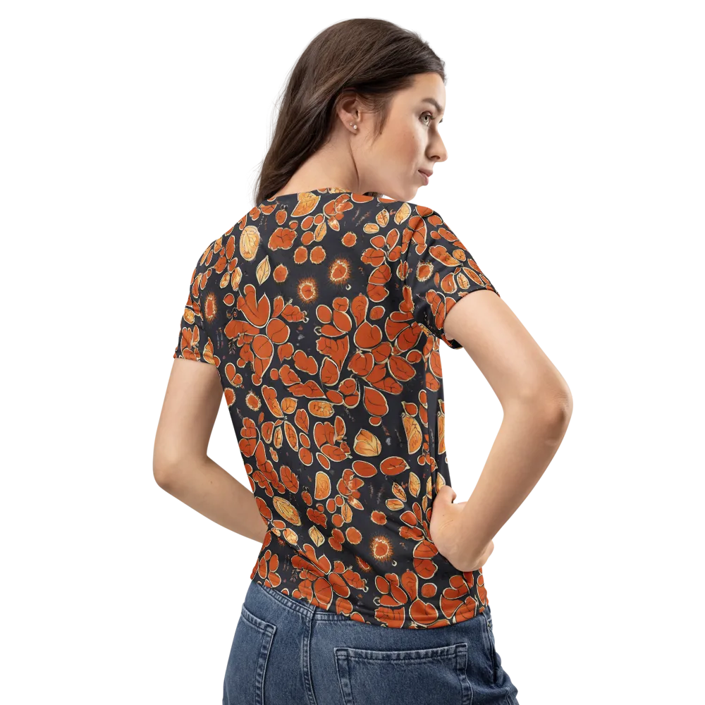 Ember Herbarium on Women's Crew Neck T-Shirt — Back