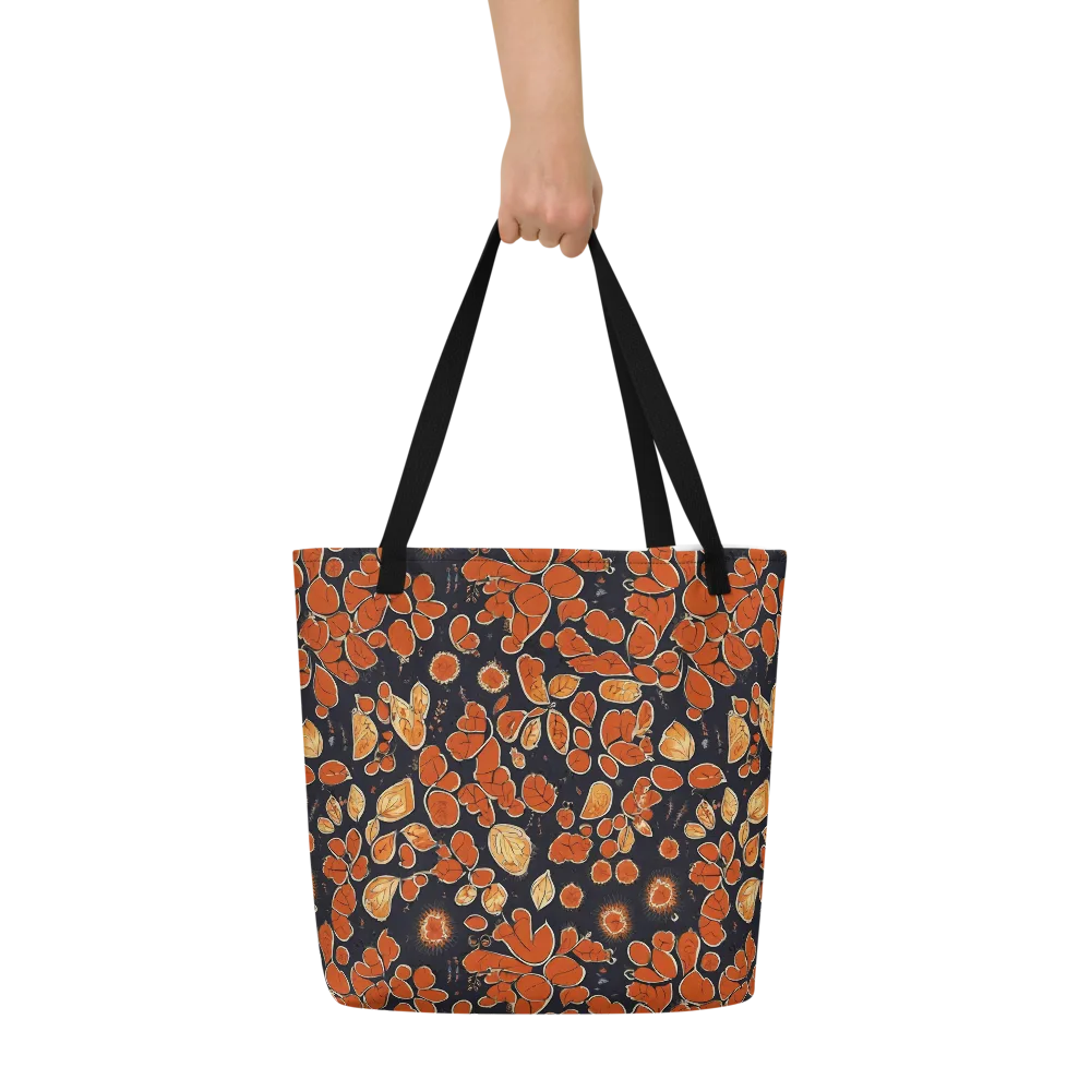 Ember Herbarium on Large Tote Bag W/ Pocket — Front