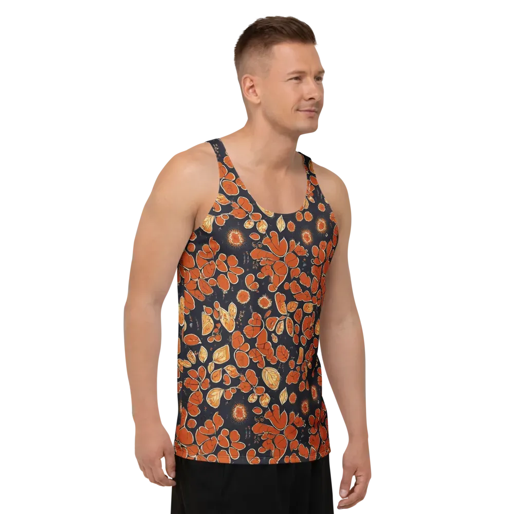 Ember Herbarium on Men's Tank Top — Right Front